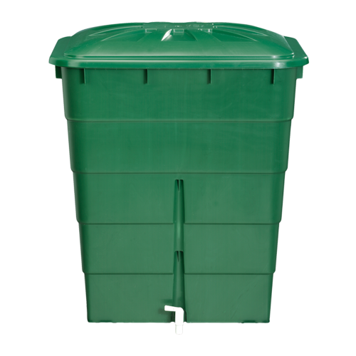 501206-GARANTIA-Kwadratowy-zbiornik-na-deszczowke-Square-300-zielony-Linia-BASIC-zdjecie-1.png