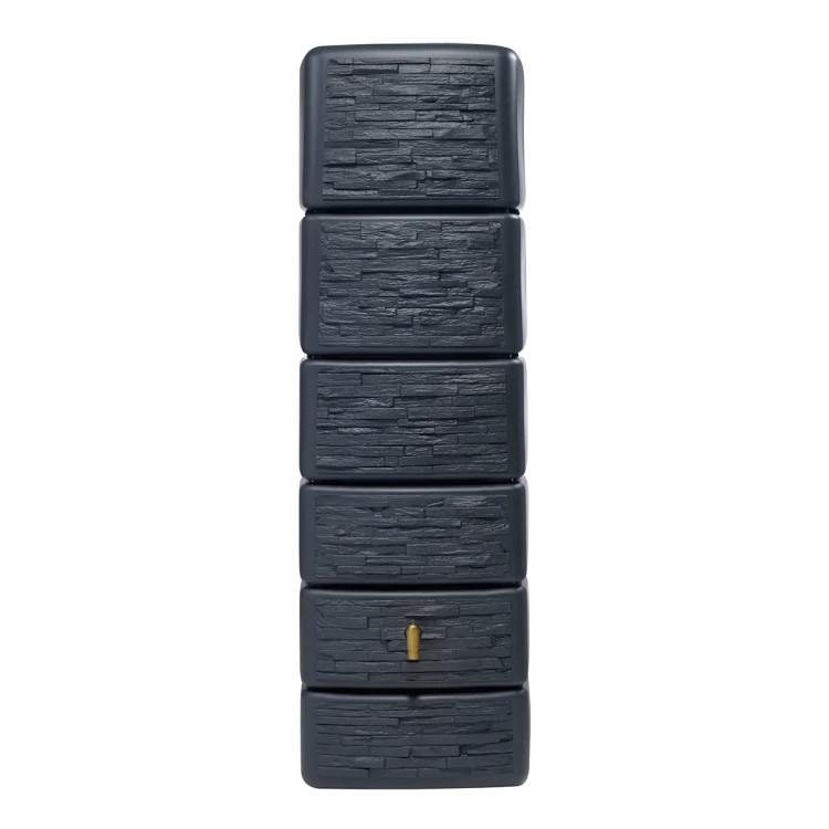 Zbiornik na deszczówkę Slim Stone Decor 300 l przyścienny