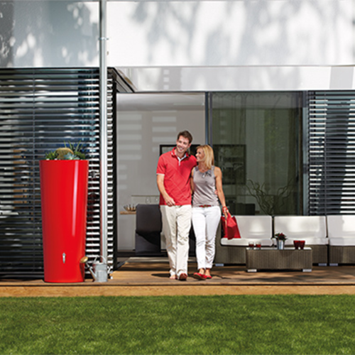 Zbiornik na deszczówkę Color 2w1 tomato 350 l OUTLET