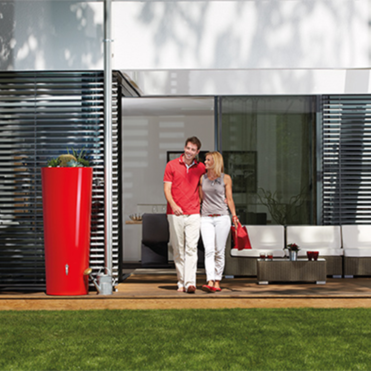 Zbiornik na deszczówkę Color 2w1 tomato 350 l OUTLET