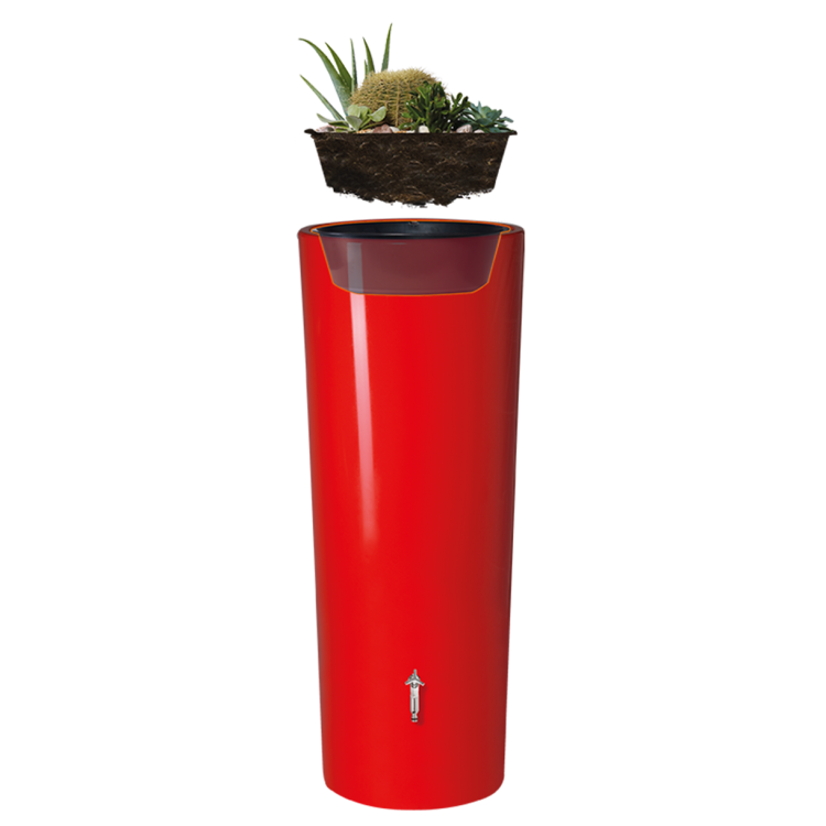 Zbiornik na deszczówkę Color 2w1 tomato 350 l OUTLET