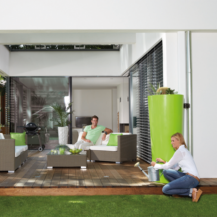 Zbiornik na deszczówkę Color 2w1 apple 350 l OUTLET