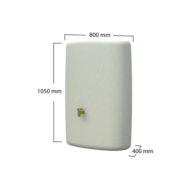 Zbiornik na deszczówkę Terra 275 l przyścienny